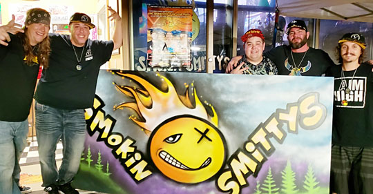 Smokin Smitty's Jay Meere Painting