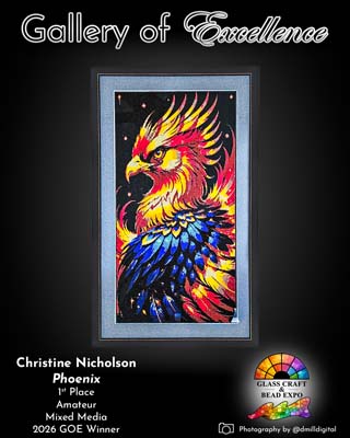 1st Place | Amateur | Mixed Media | Christine Nicholson - Phoenix
