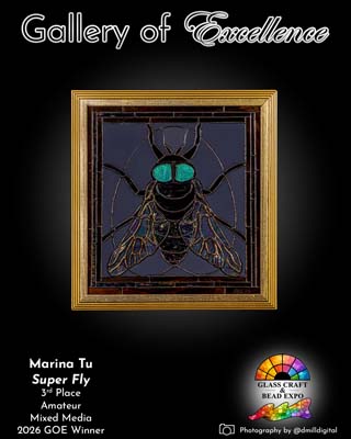 3rd Place | Amateur | Mixed Media | Marina Tu - Super Fly