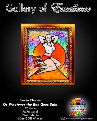 3rd Place | Professional | Mixed Media | Kevin Norris - Or Whatever the Bee Gees Said
