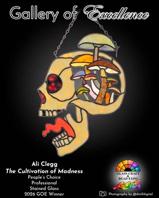 People's Choice | Professional | Stained Glass | Ali Clegg - The Cultivation of Madness