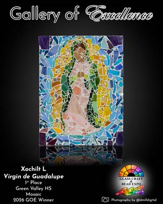 1st Place | Green Valley HS | Mosaic | Xochilt L - Virgin de Guadalupe